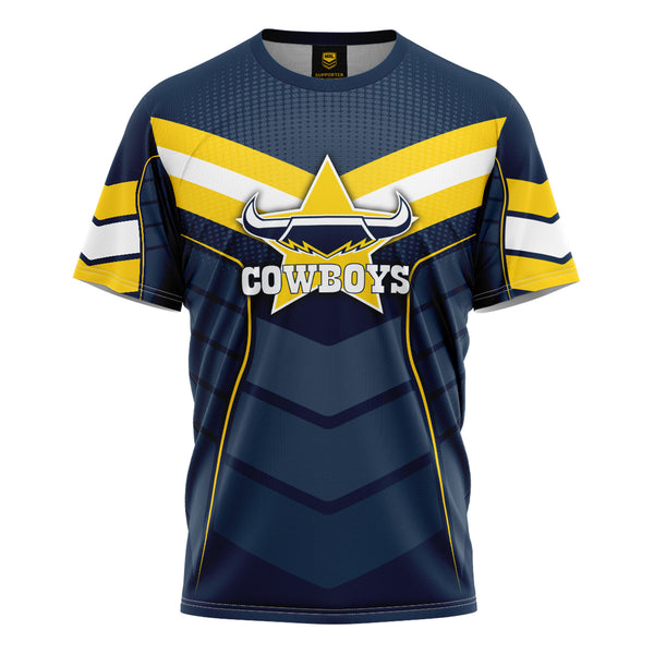 NRL Cowboys 'Chevron' Kids Tee - Ashtabula