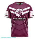 NRL Sea Eagles 'Chevron' Kids Tee