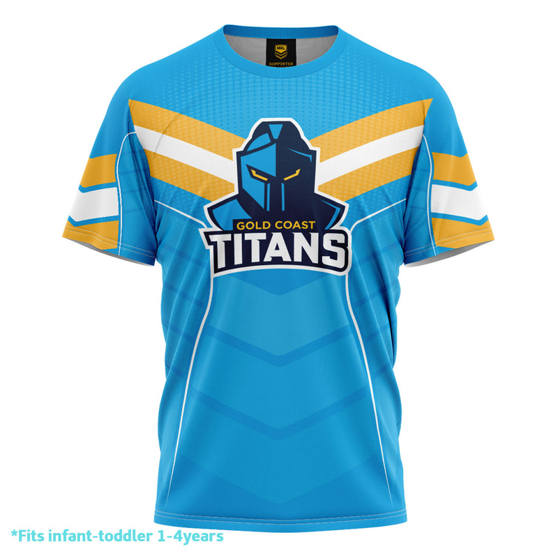 NRL Titans 'Chevron' Kids Tee