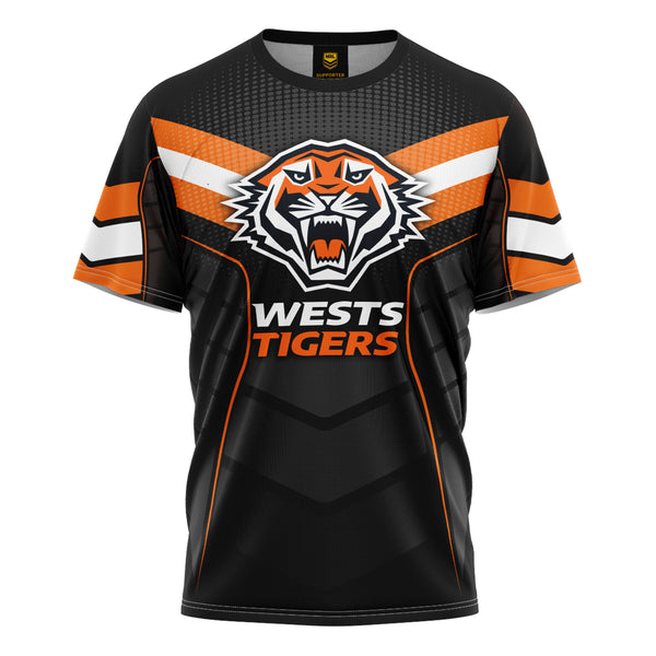 NRL Wests Tigers 'Chevron' Kids Tee - Ashtabula