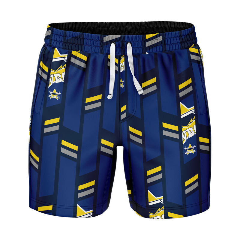 NRL Cowboys 'Riviera' Volley Swim Shorts - Ashtabula