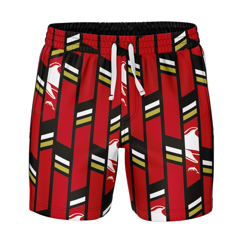 NRL Dolphins 'Riviera' Volley Swim Shorts - Ashtabula