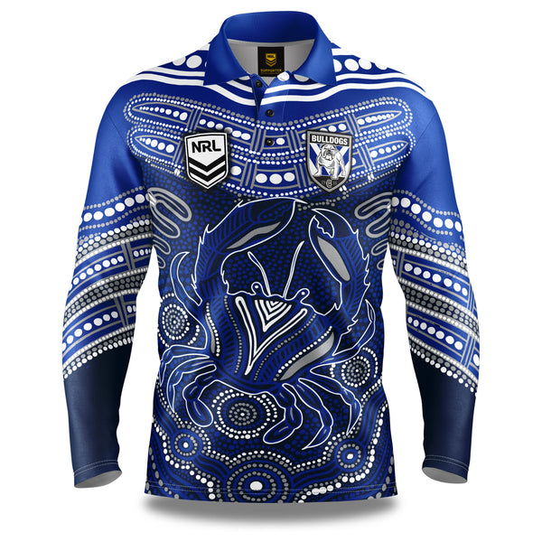 NRL Bulldogs 'Karumba' Fishing Shirt - Youth - Ashtabula