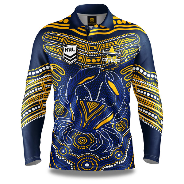 NRL Cowboys 'Karumba' Fishing Shirt - Adult - Ashtabula