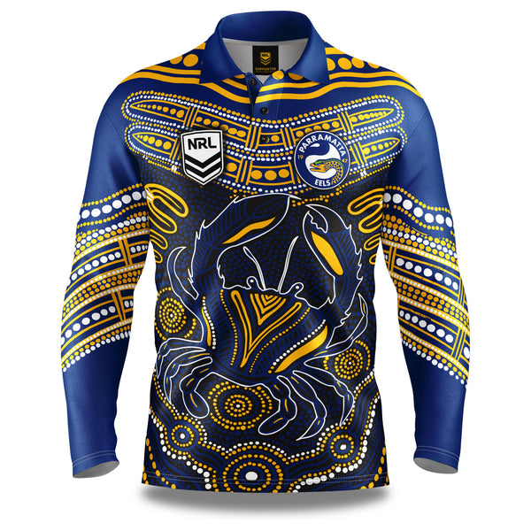 NRL Eels 'Karumba' Fishing Shirt - Youth - Ashtabula