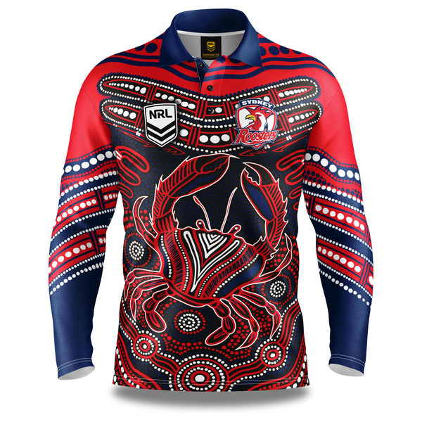 NRL Roosters 'Karumba' Fishing Shirt - Adult - Ashtabula