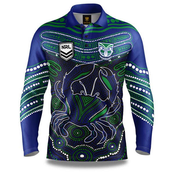 NRL Warriors 'Karumba' Fishing Shirt - Youth - Ashtabula