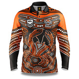 NRL Wests Tigers 'Karumba' Fishing Shirt - Adult - Ashtabula