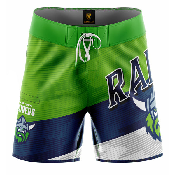 NRL Raiders 'Barrel' Board Shorts - Ashtabula