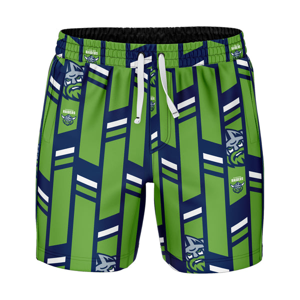 NRL Raiders 'Riviera' Volley Swim Shorts - Ashtabula