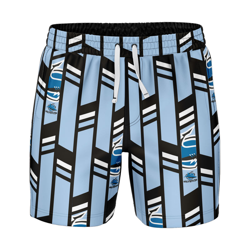 NRL Sharks 'Riviera' Volley Swim Shorts - Ashtabula