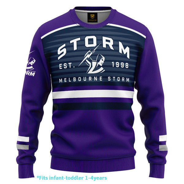 NRL Storm Kids 'Victory' Pullover