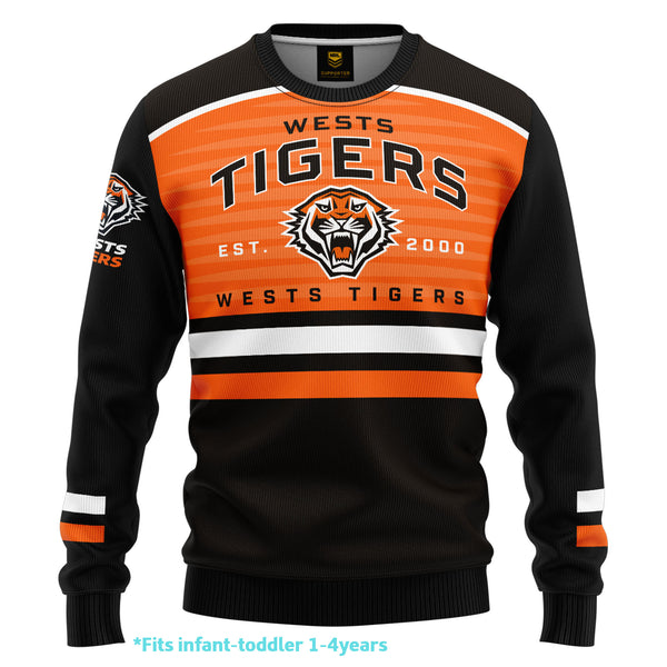 NRL Wests Tigers Kids 'Victory' Pullover