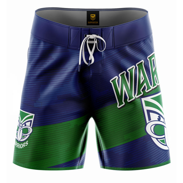 NRL Warriors 'Barrel' Board Shorts - Ashtabula