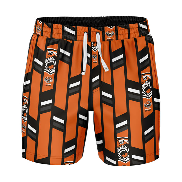 NRL Wests Tigers 'Riviera' Volley Swim Shorts - Ashtabula