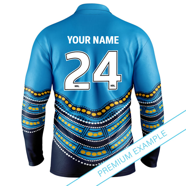 NRL Titans 'Karumba' Fishing Shirt - Youth