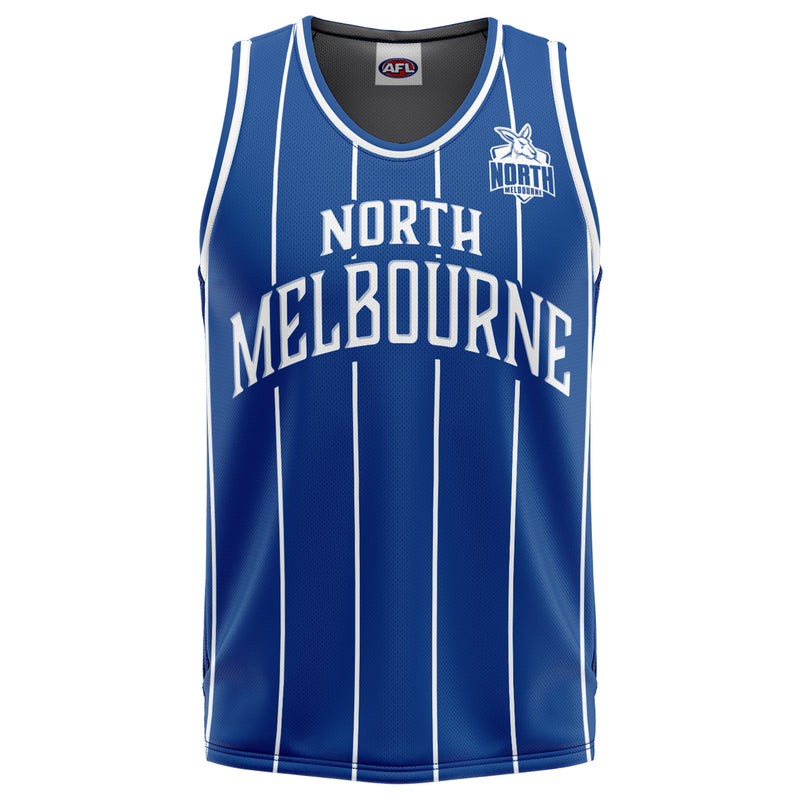 AFL North Melbourne 'Harlem' Basketball Singlet - Youth