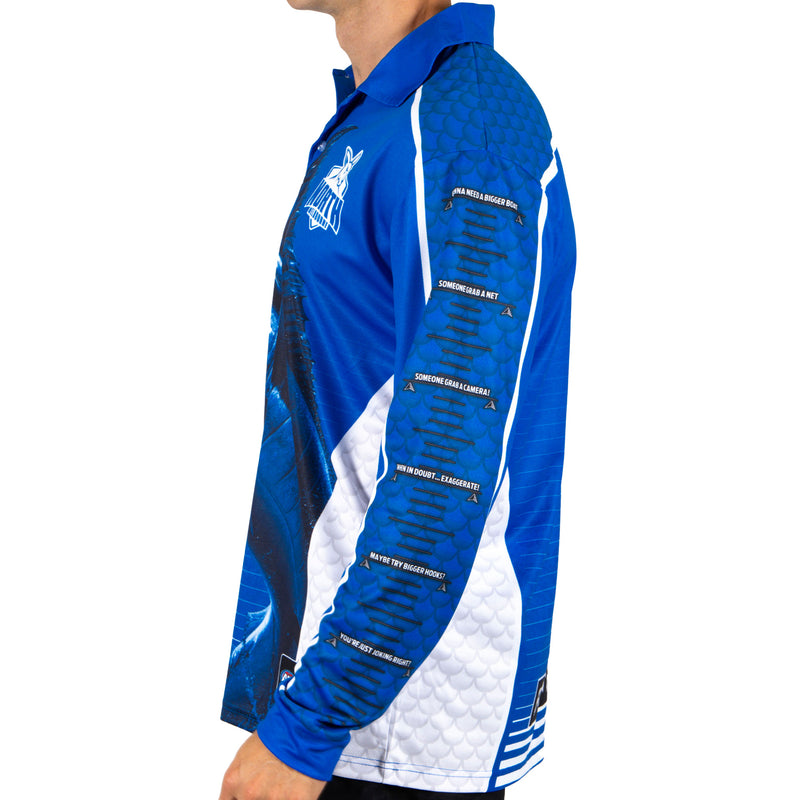 AFL North Melbourne Footy n Fishing Shirt - Adult