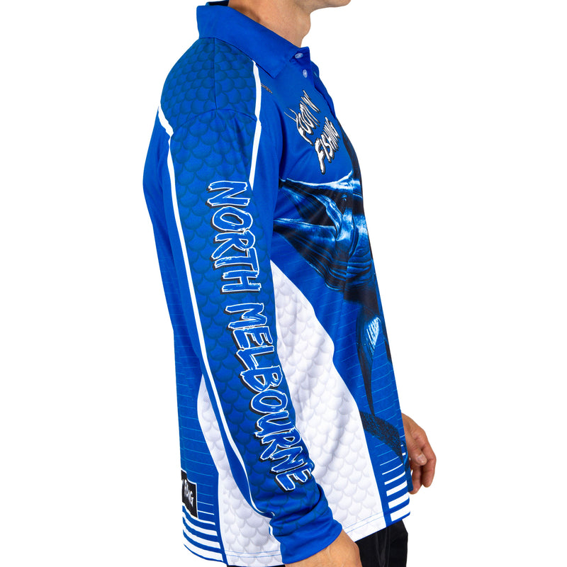 AFL North Melbourne Footy n Fishing Shirt - Adult