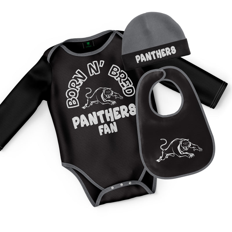 NRL Panthers 3pc Infant Gift Set - 'Born & Bred' - Ashtabula