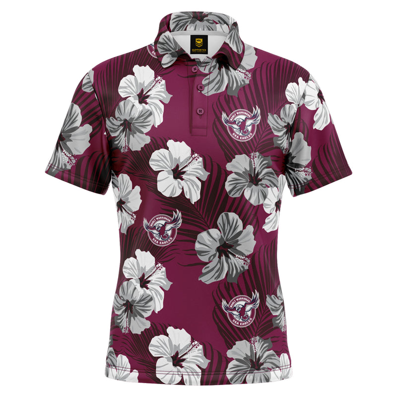 NRL Sea Eagles 'Aloha' Golf Polo - Ashtabula