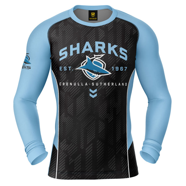 Cronulla Sharks 2022 NRL Mens 'Fishfinder' Fishing Shirt Shirt