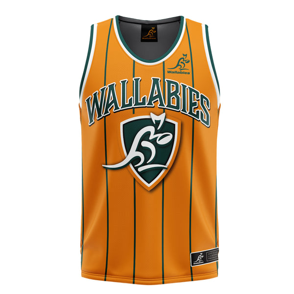 Wallabies 'Harlem' Basketball Singlet - Adult