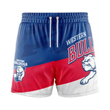 AFL Western Bulldogs 'Barrel' Board Shorts - Youth