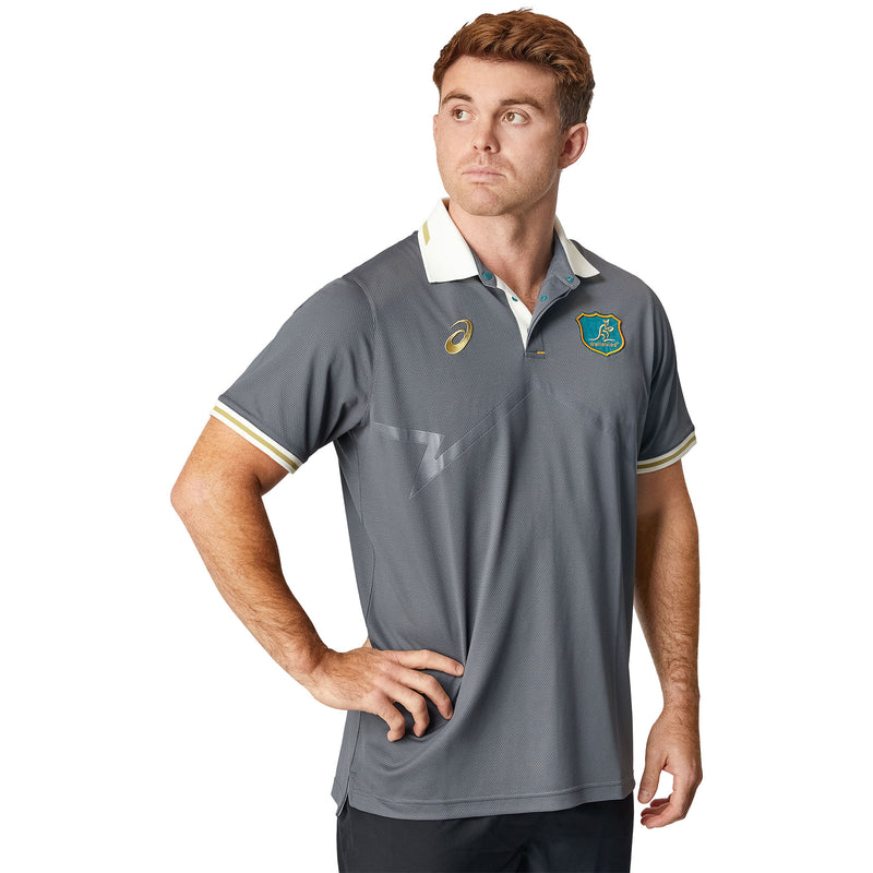 Wallabies Media Polo by ASICS - Ashtabula