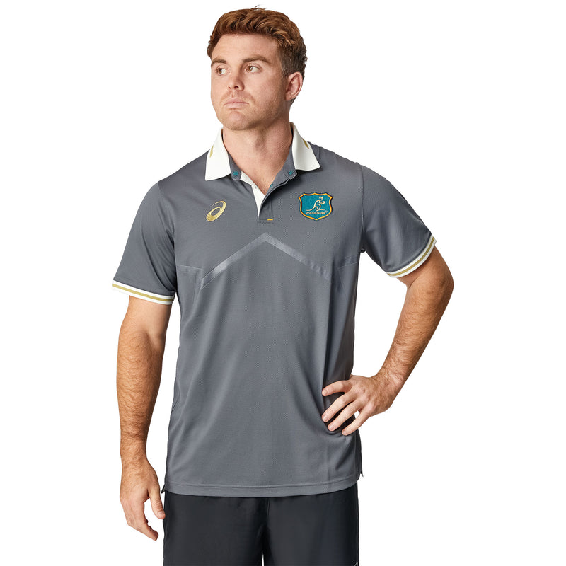 Wallabies Media Polo by ASICS - Ashtabula