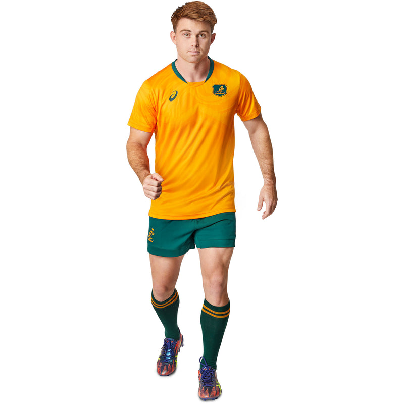 Wallabies Match Day Warm Up Tee by ASICS - Men's - Ashtabula