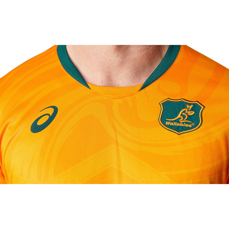 Wallabies Match Day Warm Up Tee by ASICS - Men's - Ashtabula