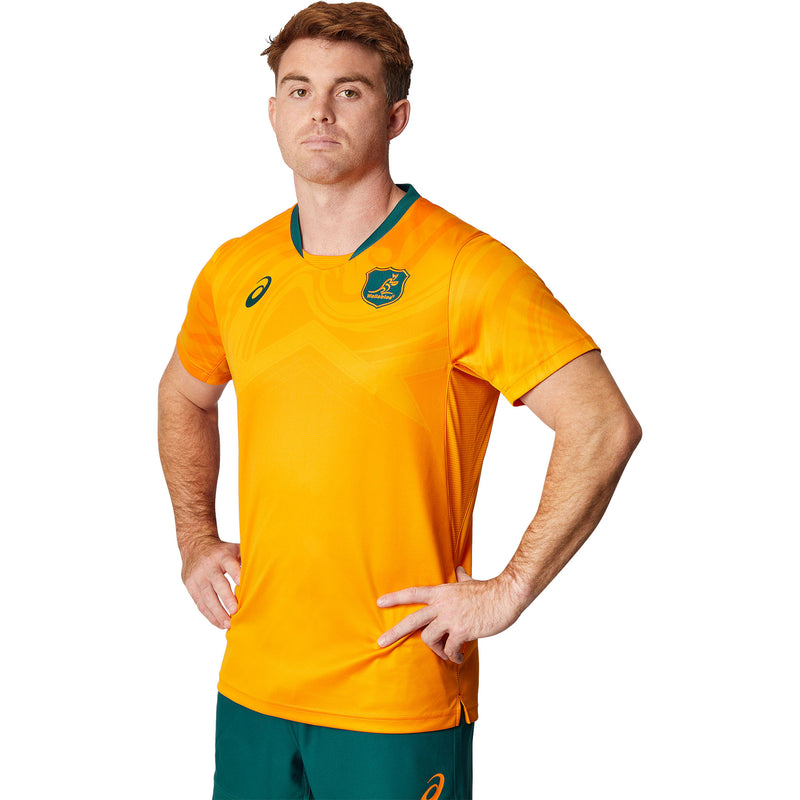 Wallabies Match Day Warm Up Tee by ASICS - Men's - Ashtabula