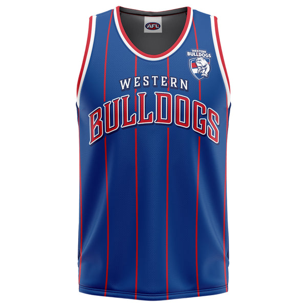 AFL Western Bulldogs 'Harlem' Basketball Singlet - Adult