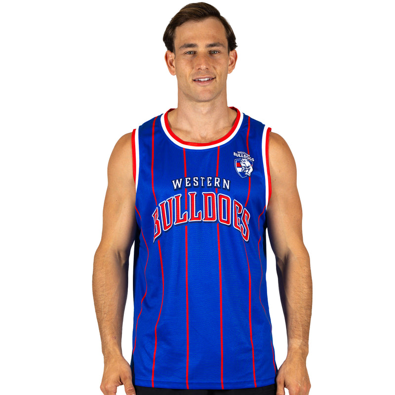 AFL Western Bulldogs 'Harlem' Basketball Singlet - Adult