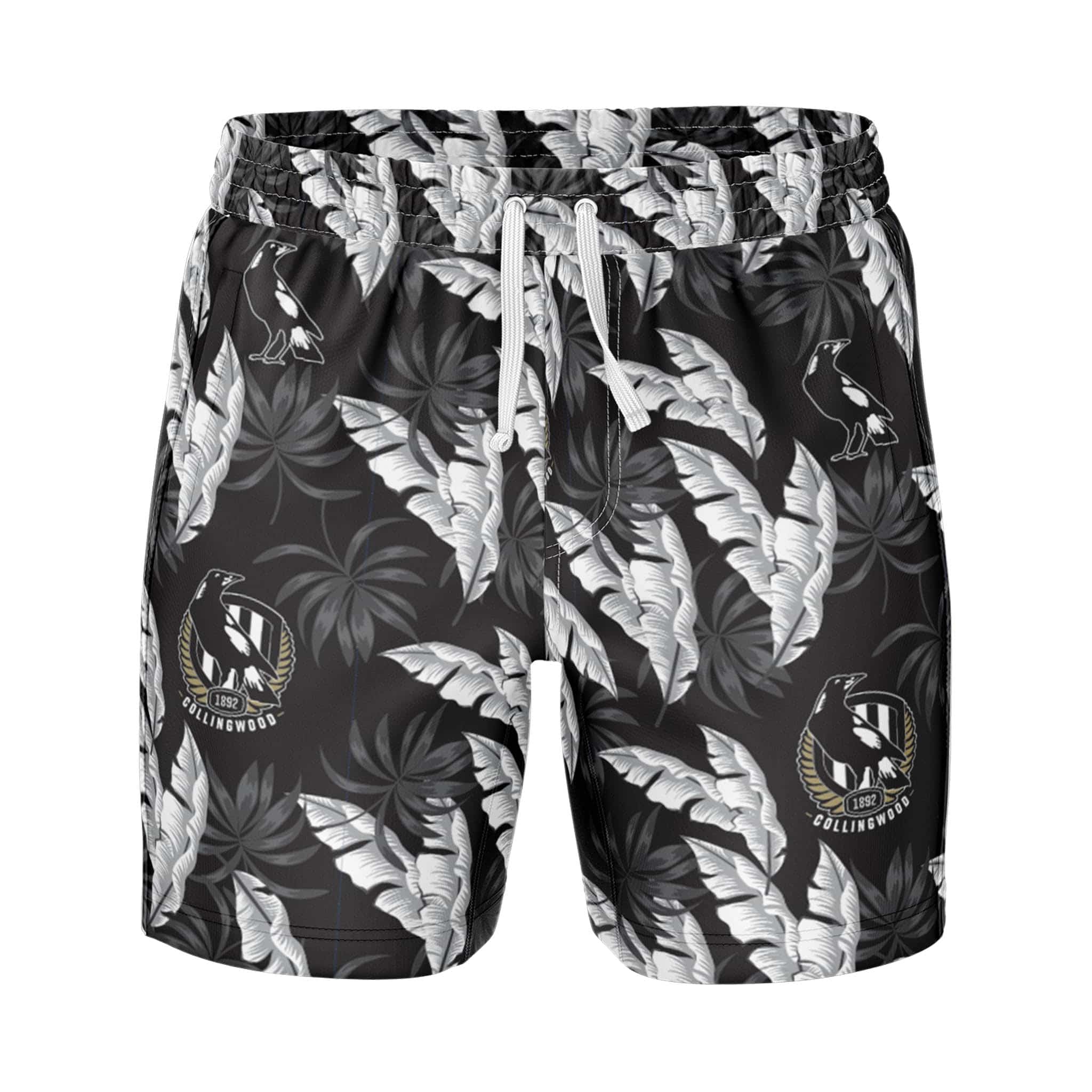 AFL Collingwood 'Paradise' Volley Swim Shorts | Ashtabula