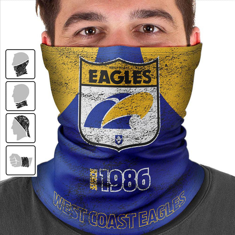 AFL West Coast Eagles Heritage Multi-Purpose Bandana - Ashtabula