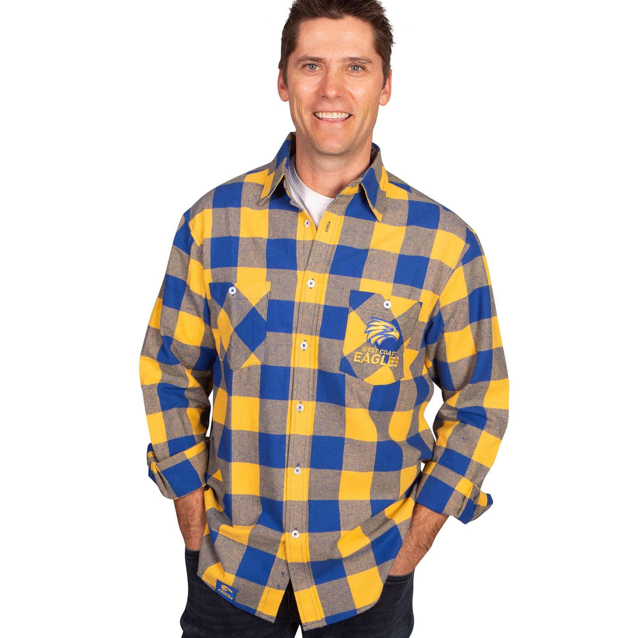 AFL West Coast Eagles 'Lumberjack' Flannel Shirt | Ashtabula