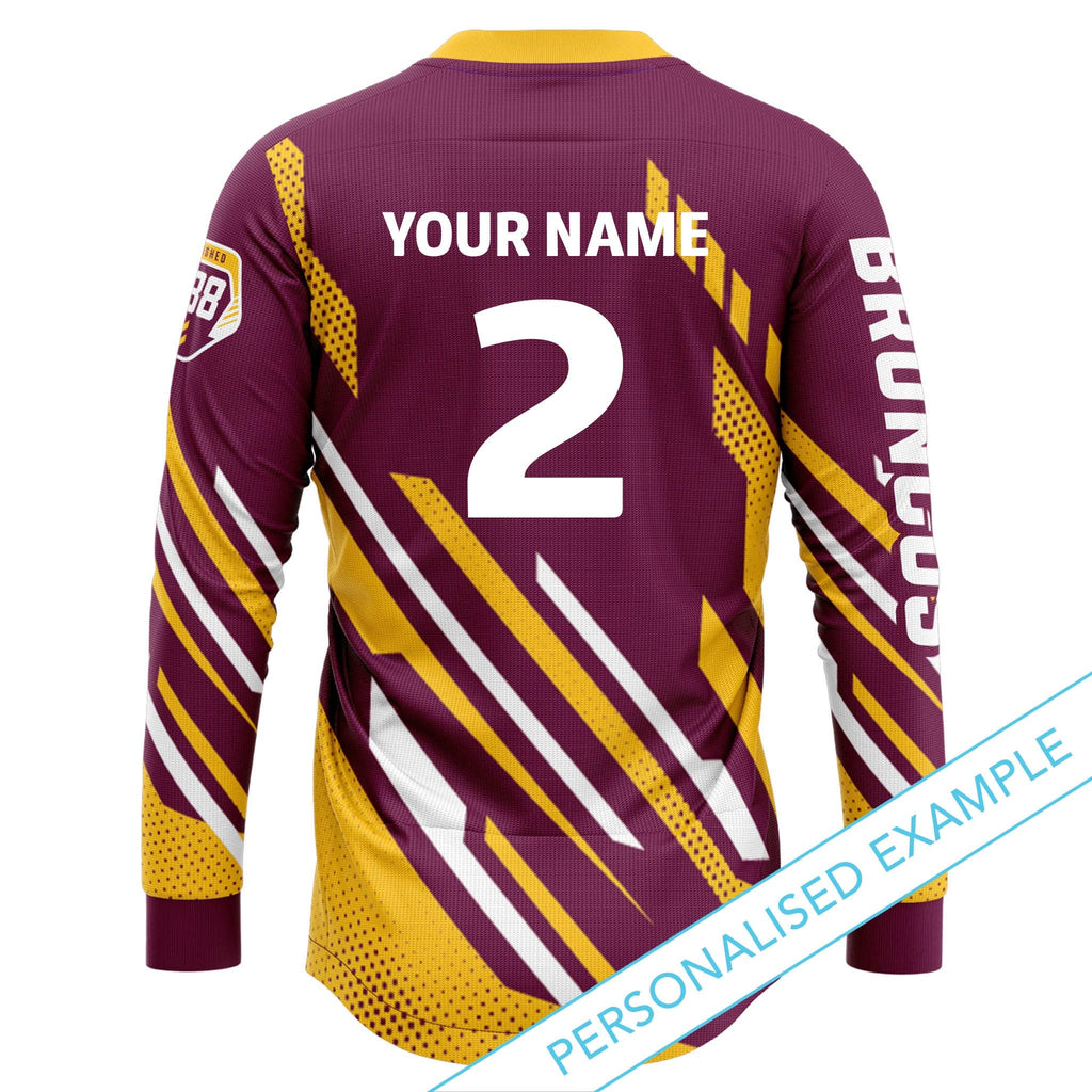 Personalised Brisbane Broncos NRL Jerseys