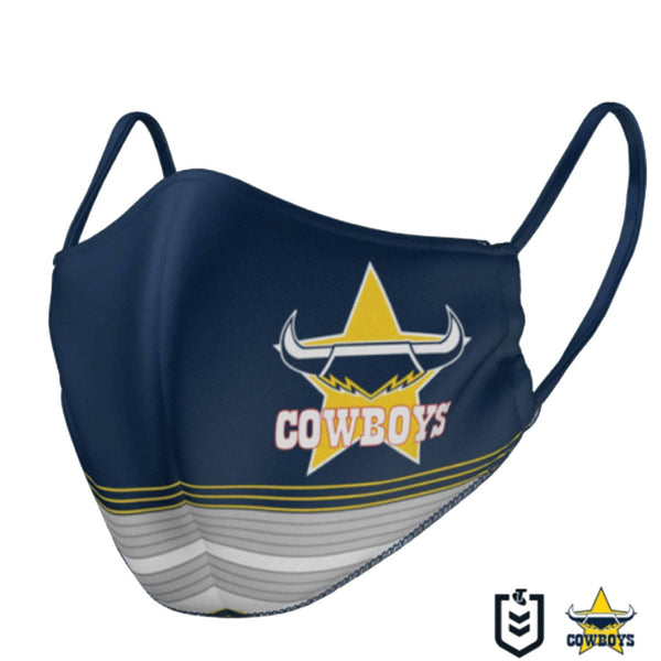 NRL Cowboys Face Mask - Ashtabula