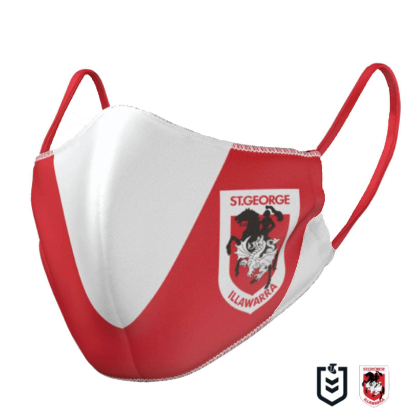 NRL Dragons Face Mask - Ashtabula