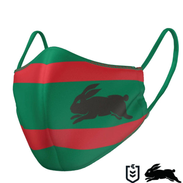 NRL Rabbitohs Face Mask - Ashtabula