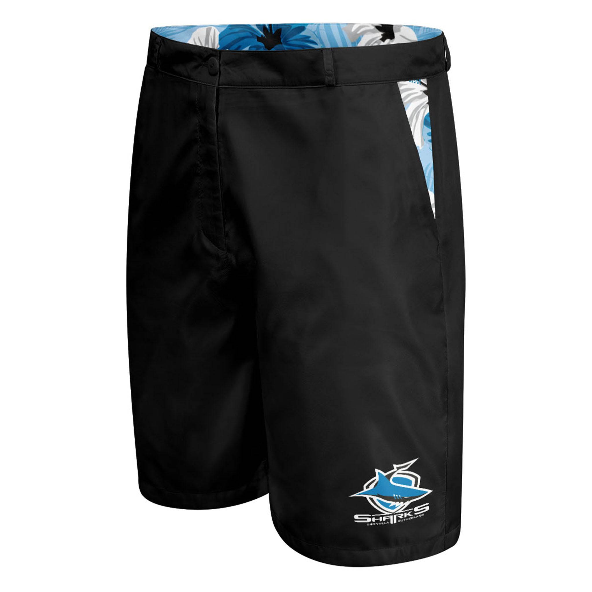 NRL Sharks 'Aloha' Golf Shorts | Ashtabula