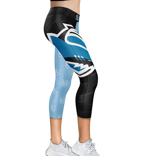 NRL Sharks 'Siren' Leggings - Ashtabula