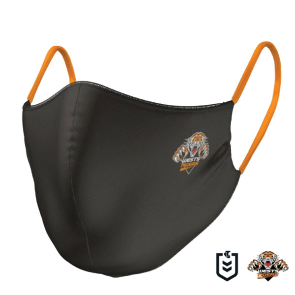 NRL Wests Tigers Face Mask - Ashtabula